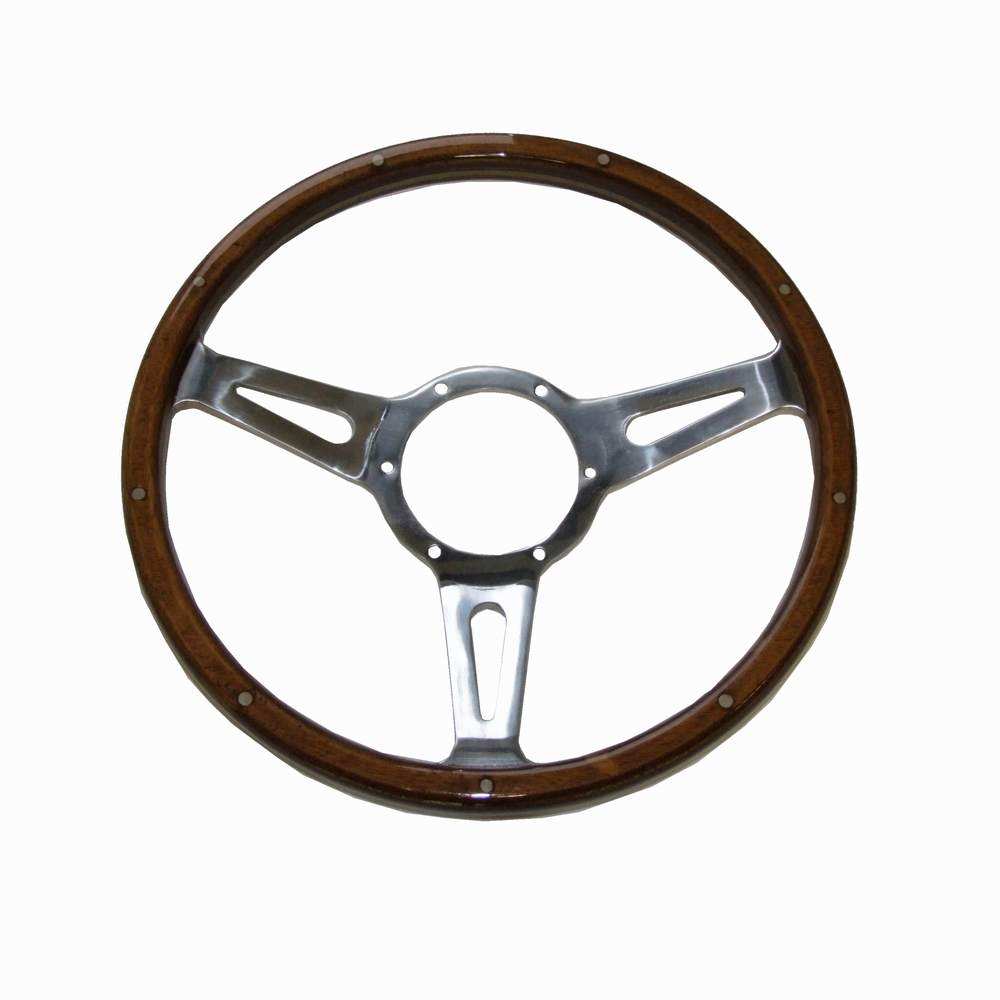 Wheel steering wood semi 14