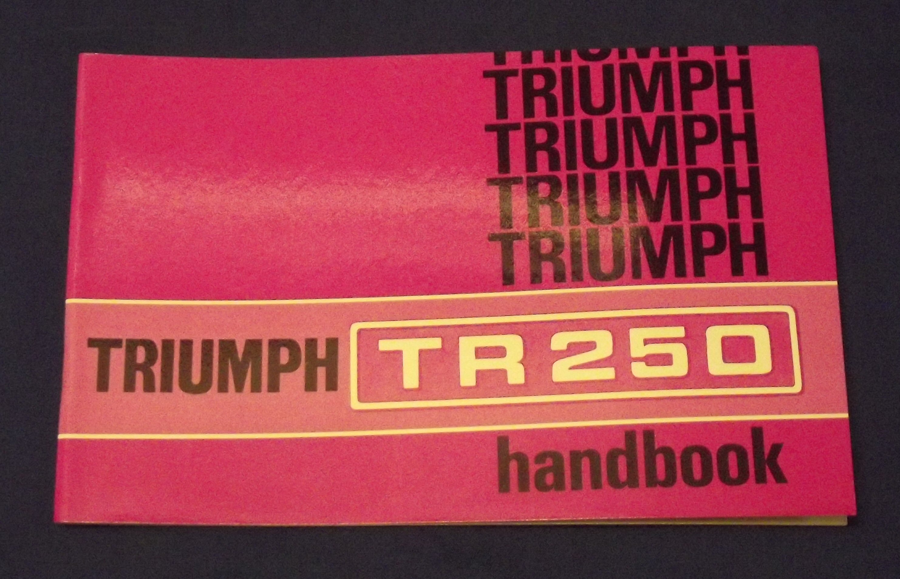 Handbook TR250 USA