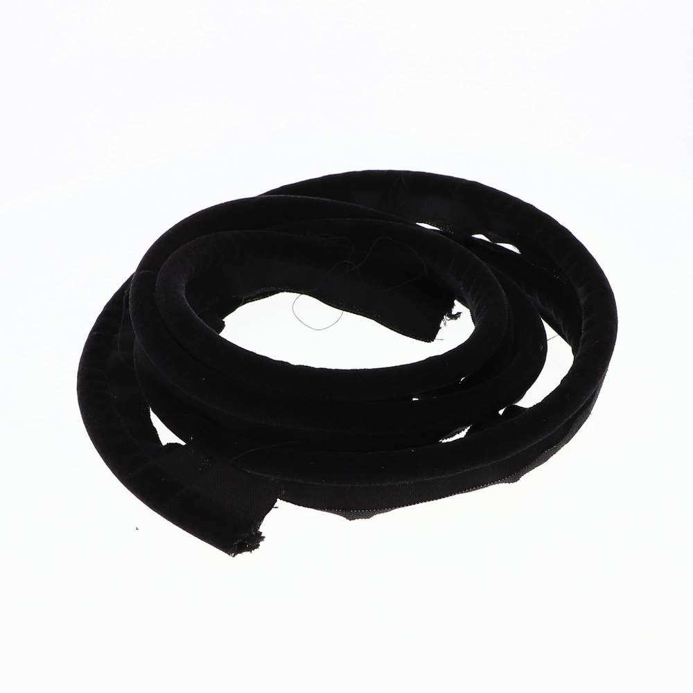 DRAUGHT EXCLUDER DOOR - BLACK FURFLEX (PER METRE) - 552877BLK