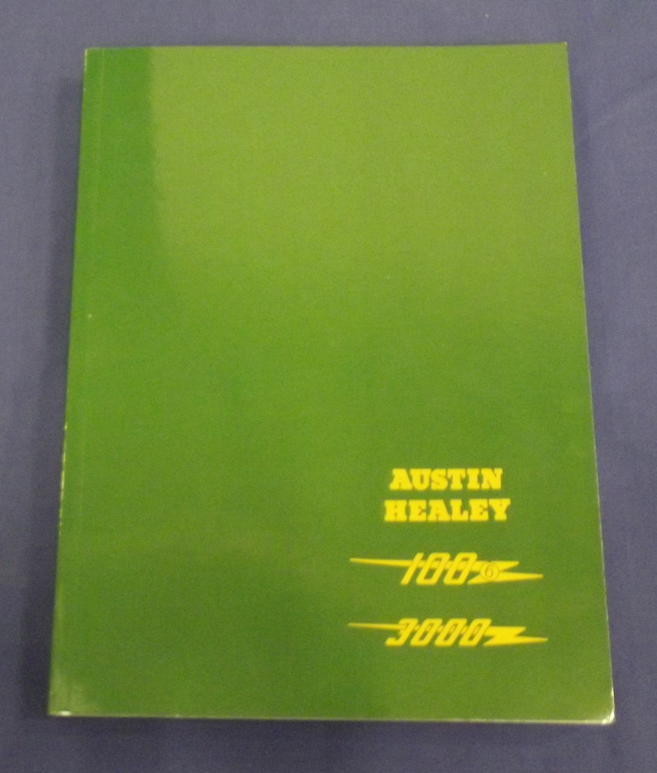 Manual w/shop Austin Healey 100/6 3000