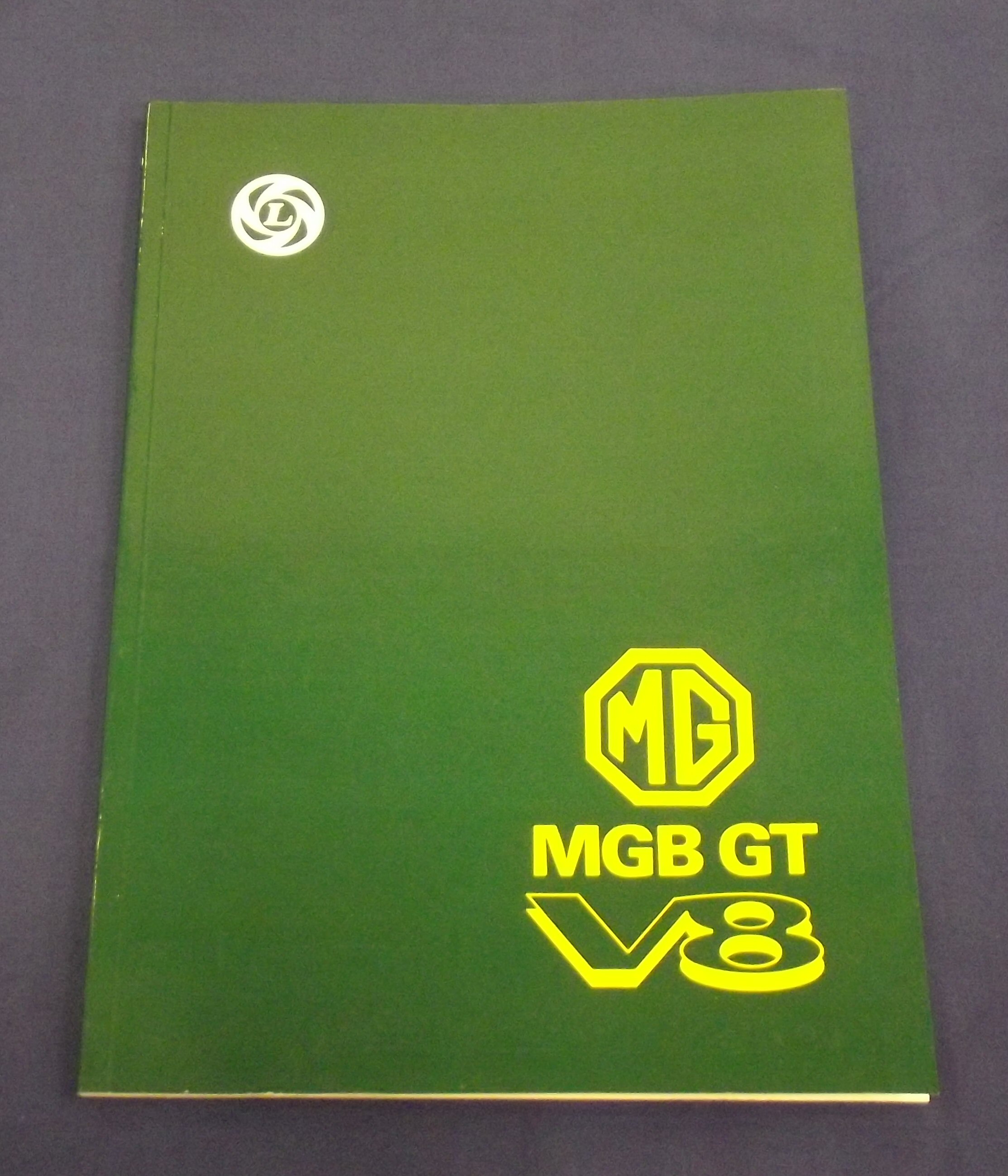 Manual w/shop MGBGT V8