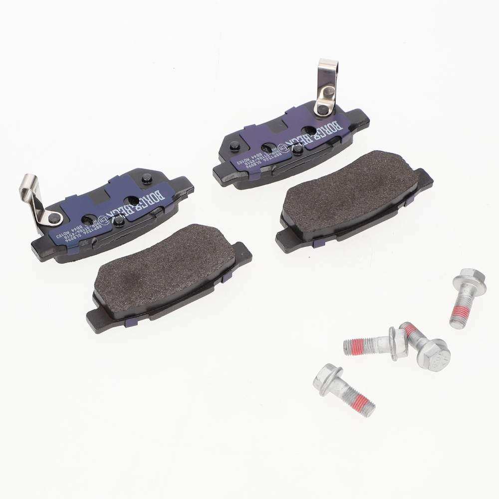 Set – pad rear brake system non – ventilated disc brakes – rear
