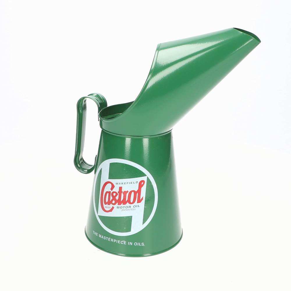 CASTROL 2 PINT POURING OIL CAN - CASTROL CAN XL