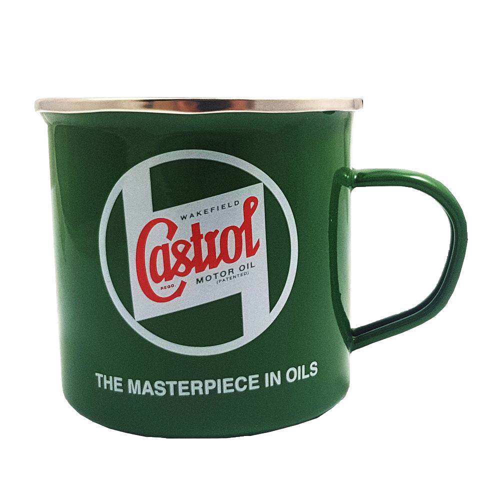 Castrol oil retro tin mug