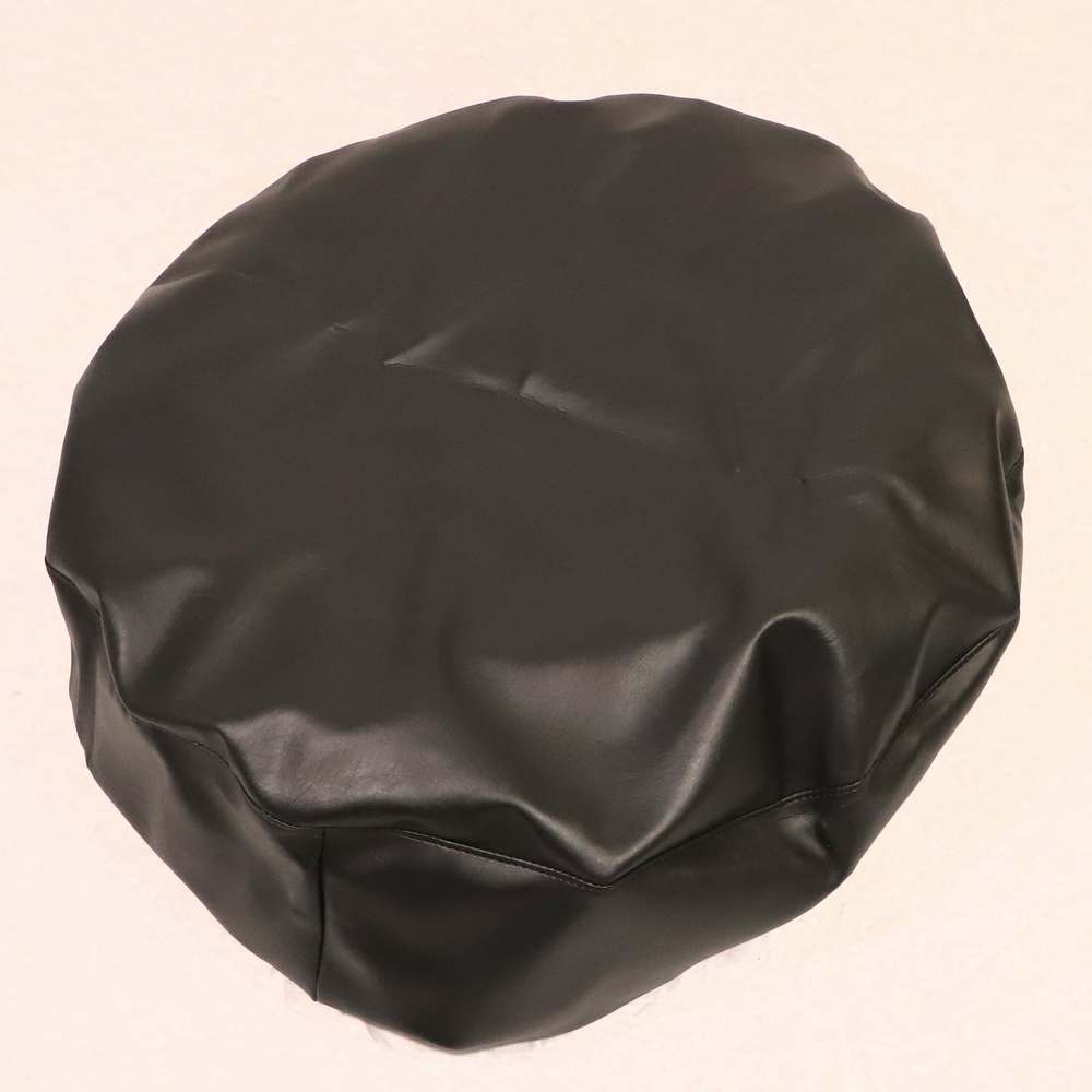 SPARE WHEEL COVER PLAIN BLACK VINYL - DA2021