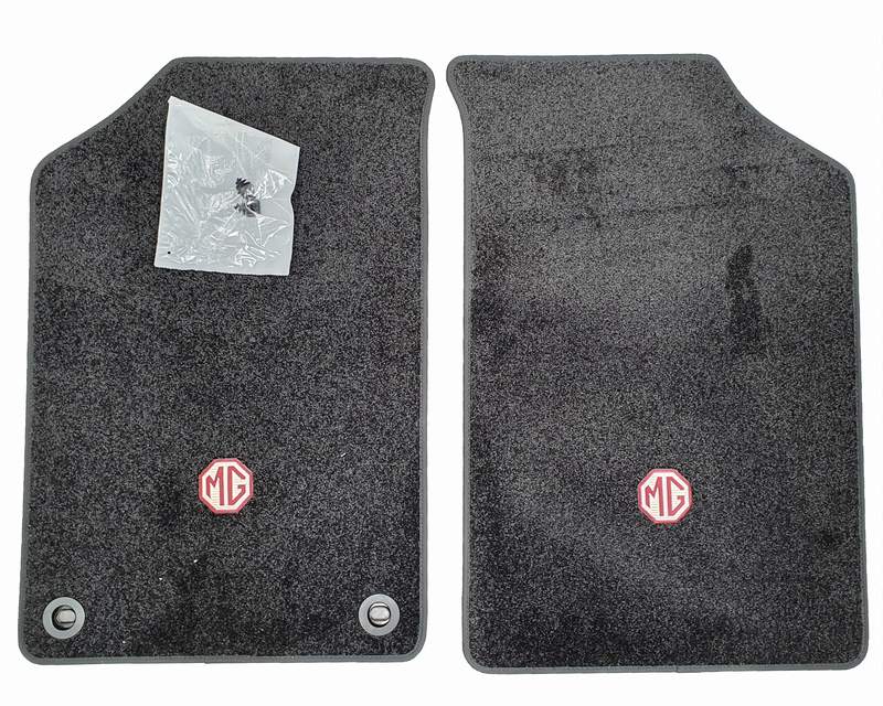MG Front Carpet Mat Set In Black – LHD