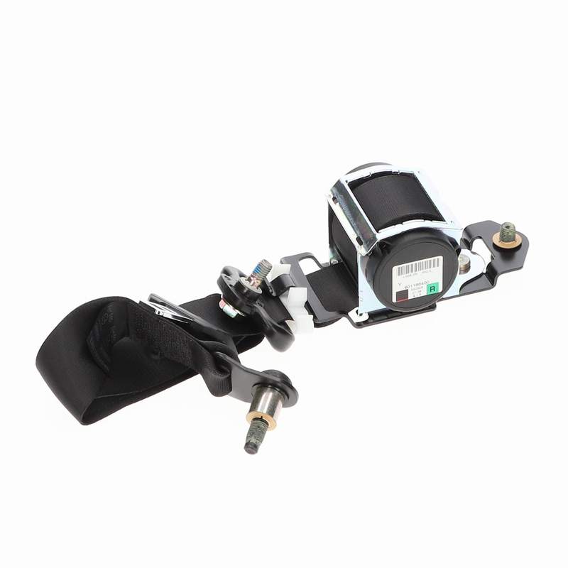 Seat belt assembly – active front long end – Black, RH