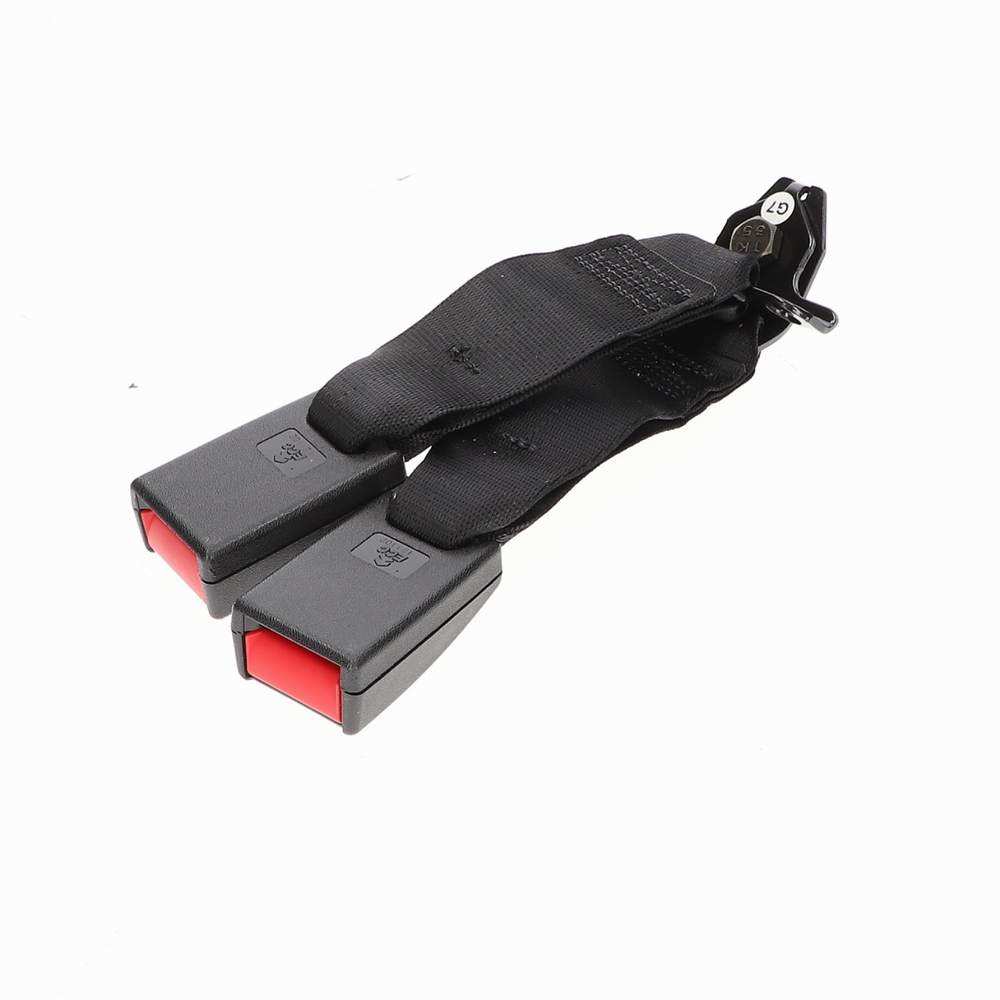 Seat belt assembly – rear bench short end – Black, LH