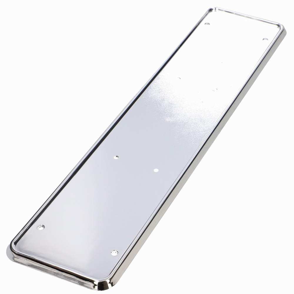 CHROME EFFECT PLASTIC NUMBER PLATE SURROUND - GAC0070