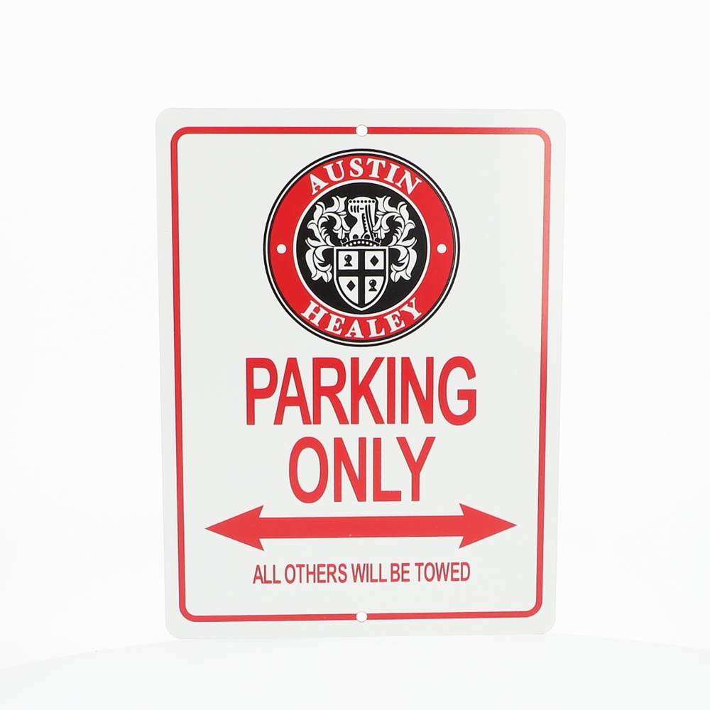 Sign Austin Healey parking