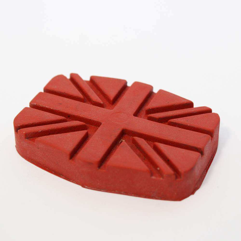 PEDAL RUBBER RED CLUTCH /BRAKE 76 ON