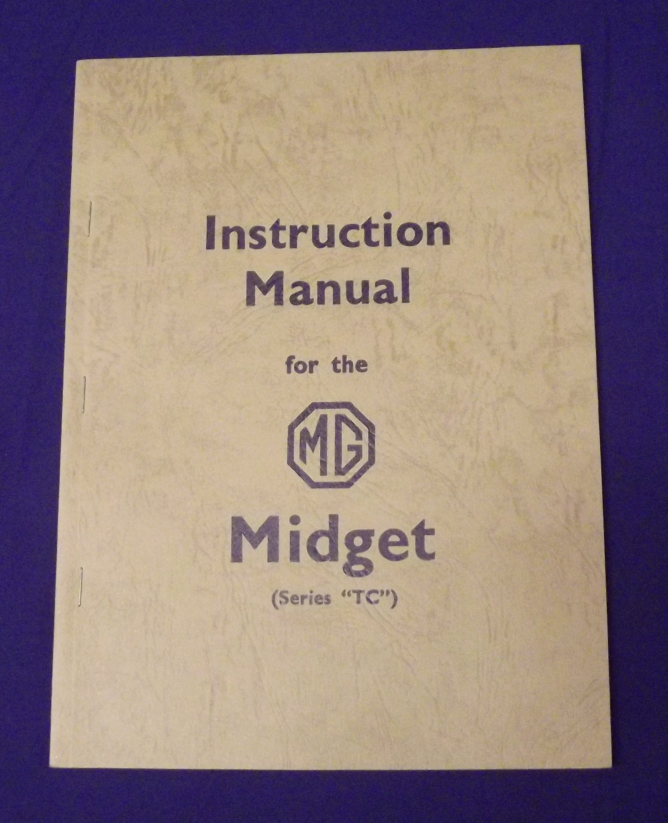 Handbook MGTC instruction