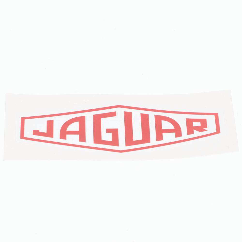 Label Jaguar (six sided red)