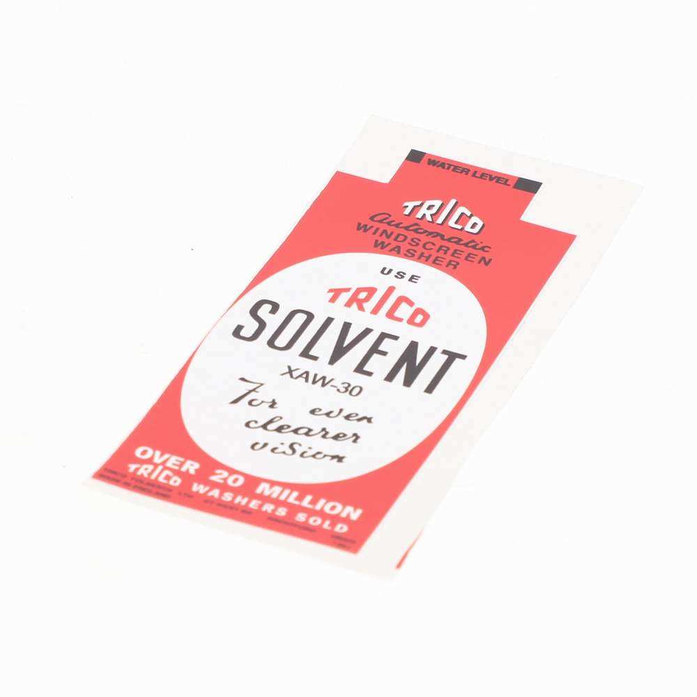 Label trico solvent (vacuum)