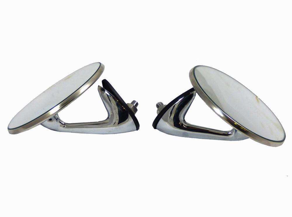 Mirror clsc round wing mirror with arm pa