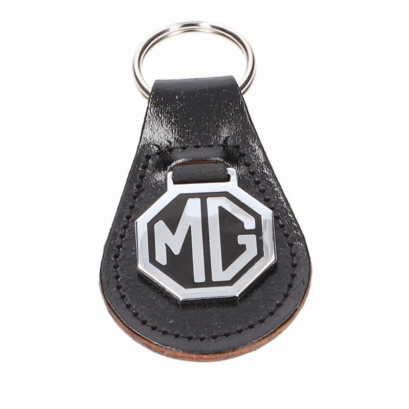 Keyfob deluxe MG blk/chrome
