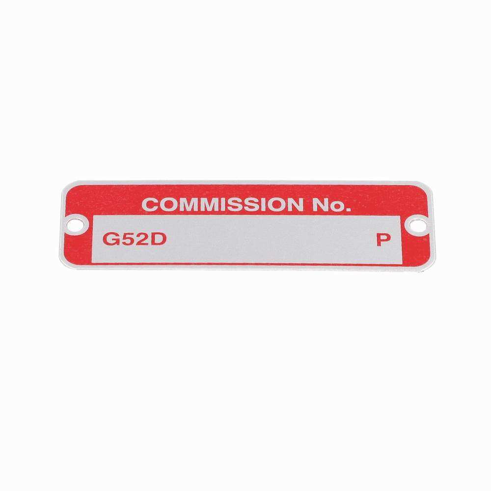 Plate commission CGT (g52d p)