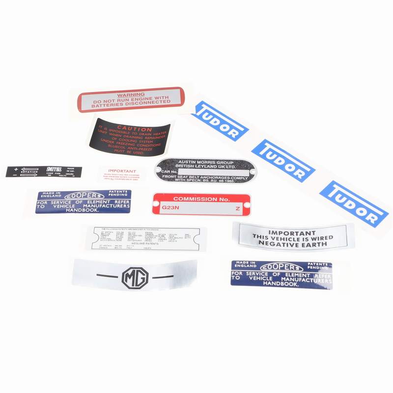 Decal kit MGB rds 70-71 - MGK2008