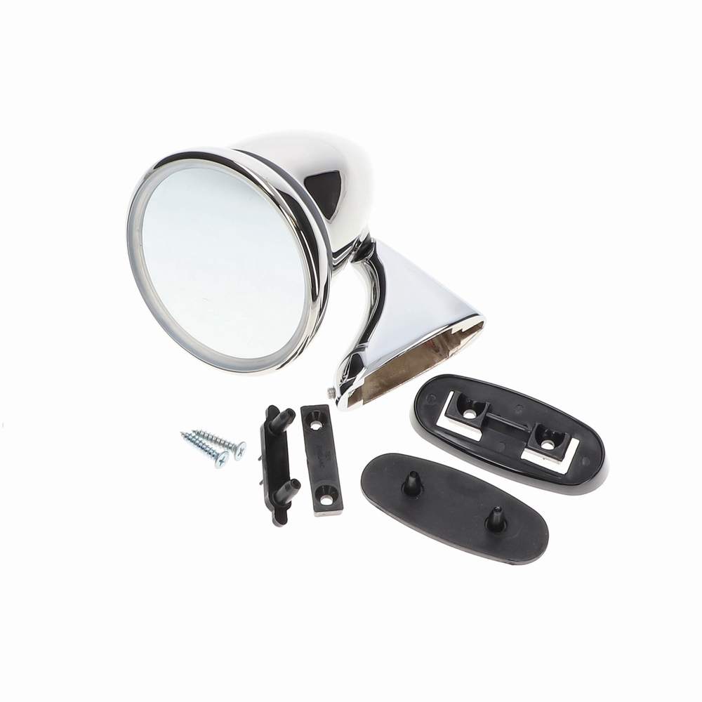 DOOR FITTING CHROME TORPEDO MIRROR L/H