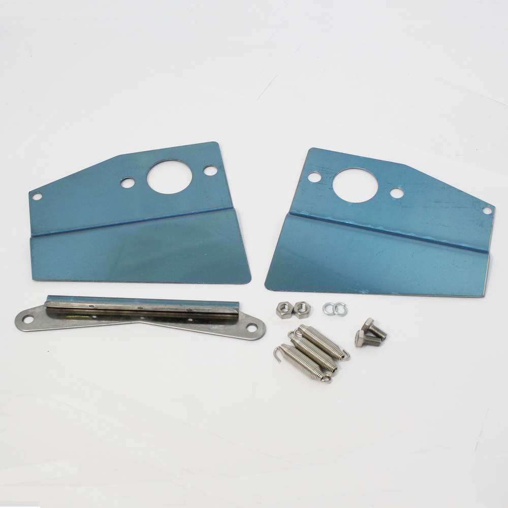 HEAT SHIELD S/S KIT HS2 TWIN CARBS