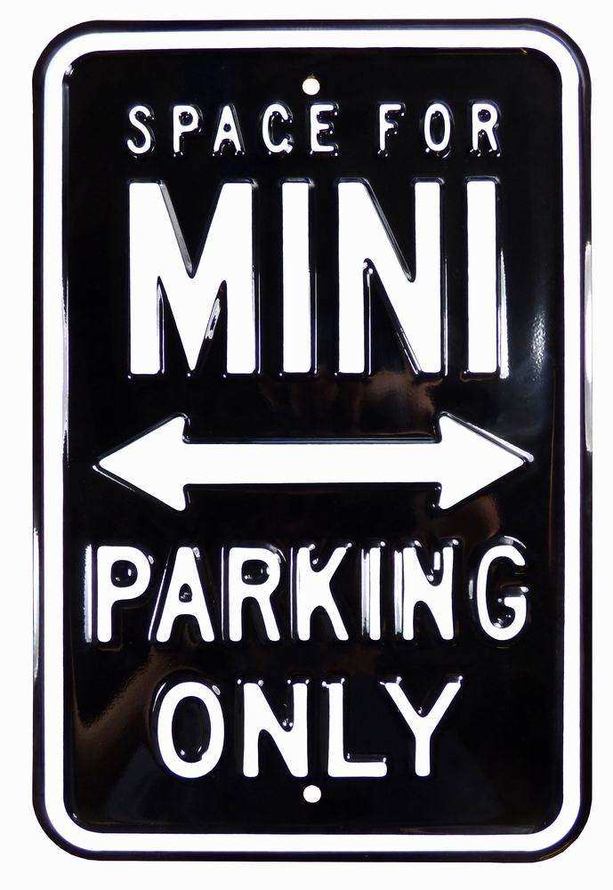 Sign Mini parking black