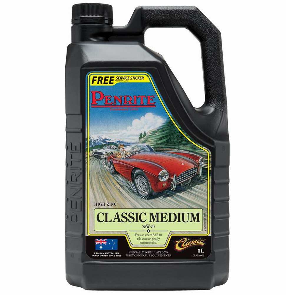 Penrite – classic medium 25w 70 – 5l