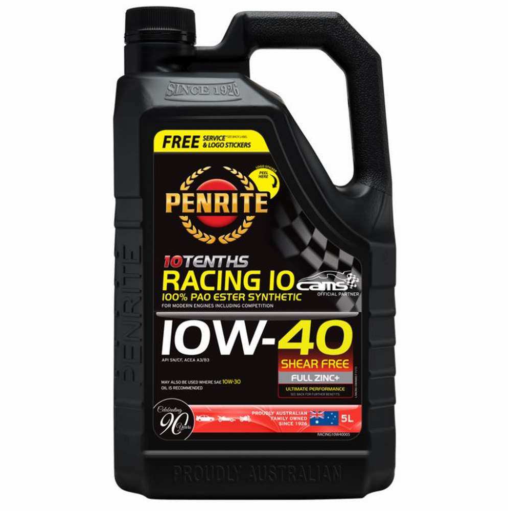 Penrite – 10 tenths racing 10w 40 – 5l