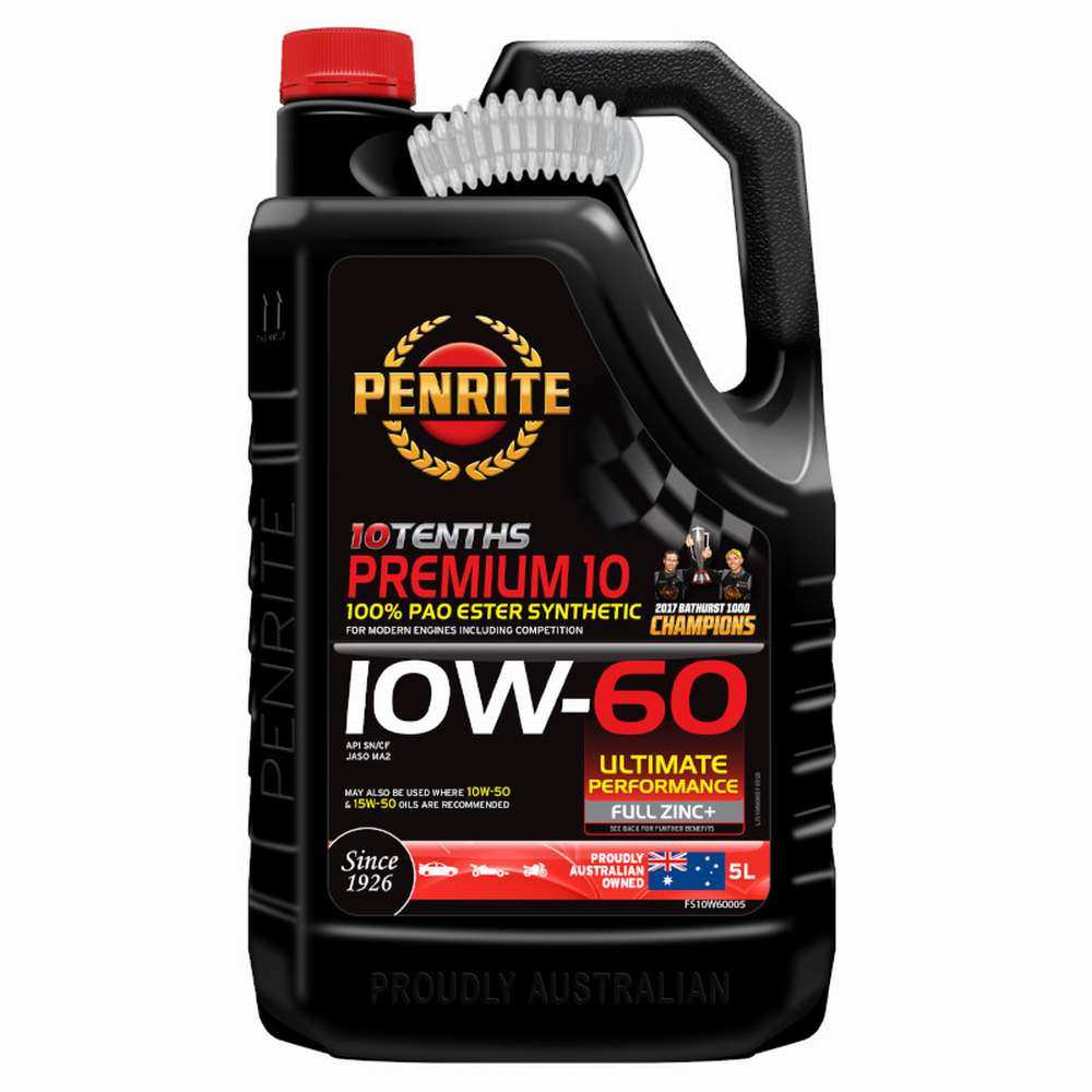 Penrite – 10 tenths premium 10w 60 – 5l