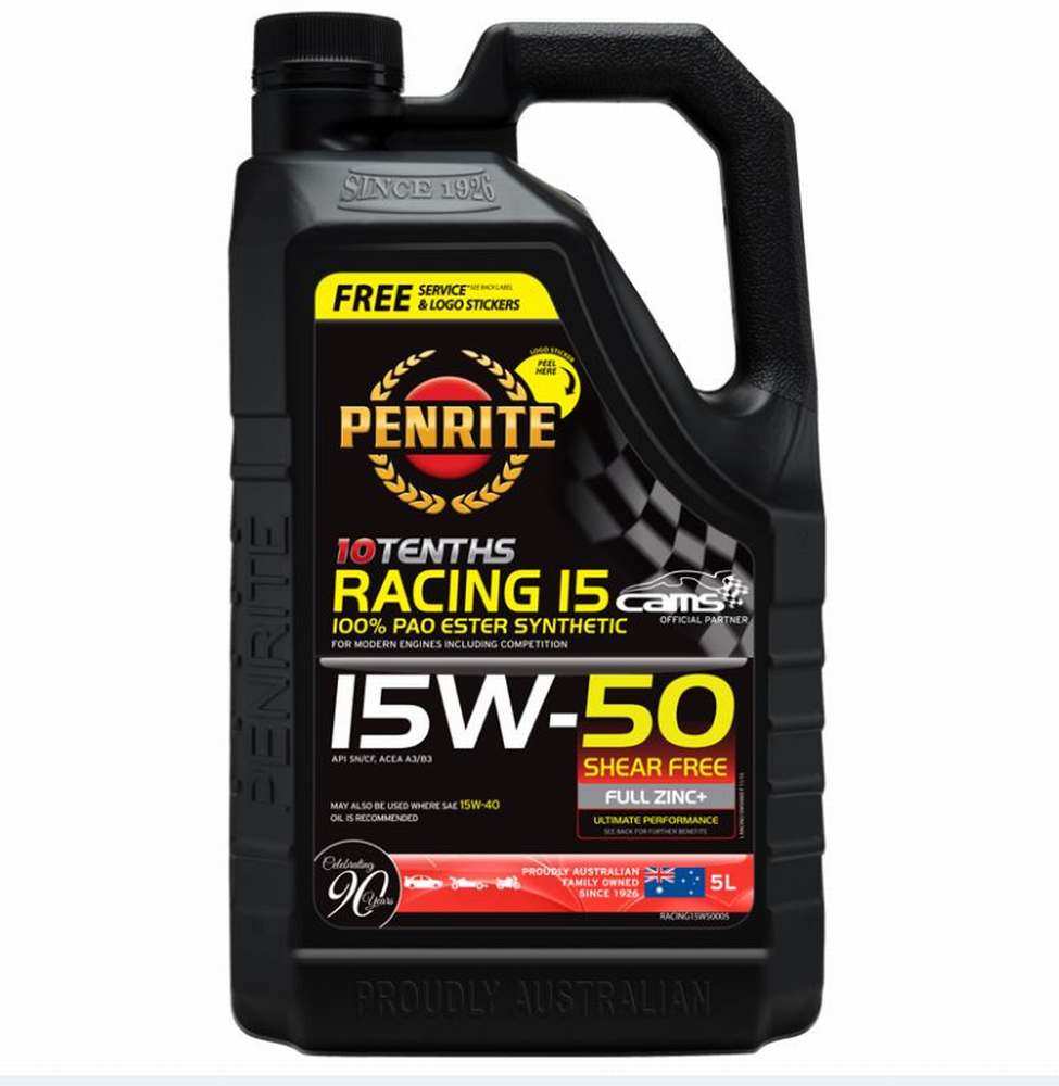Penrite – 10 tenths racing 15w 50 – 5l