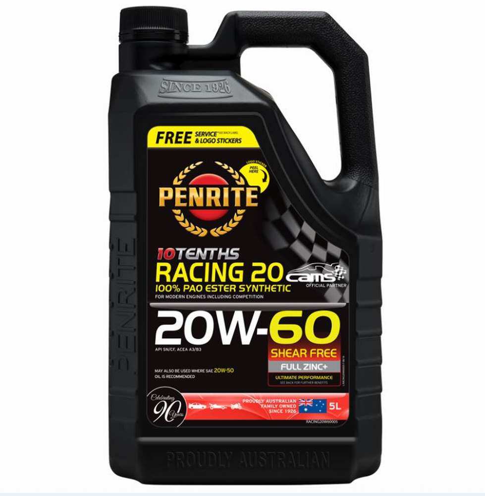 Penrite – 10 tenths racing 20w 60 – 5l