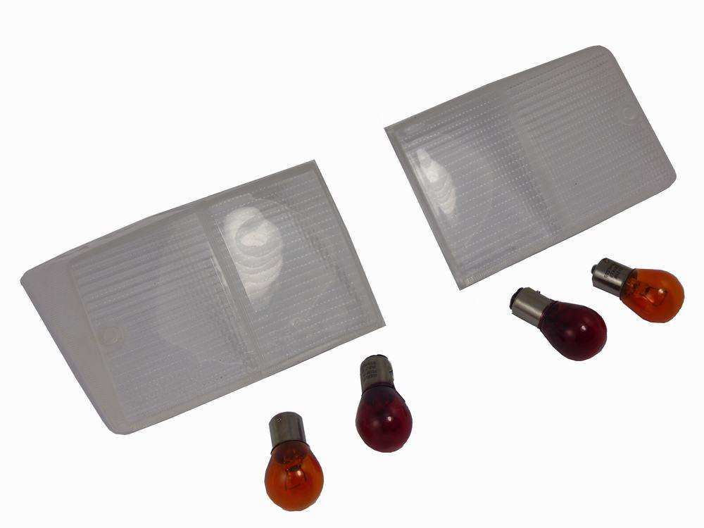 Headlight clear top only lens lit Mk/4