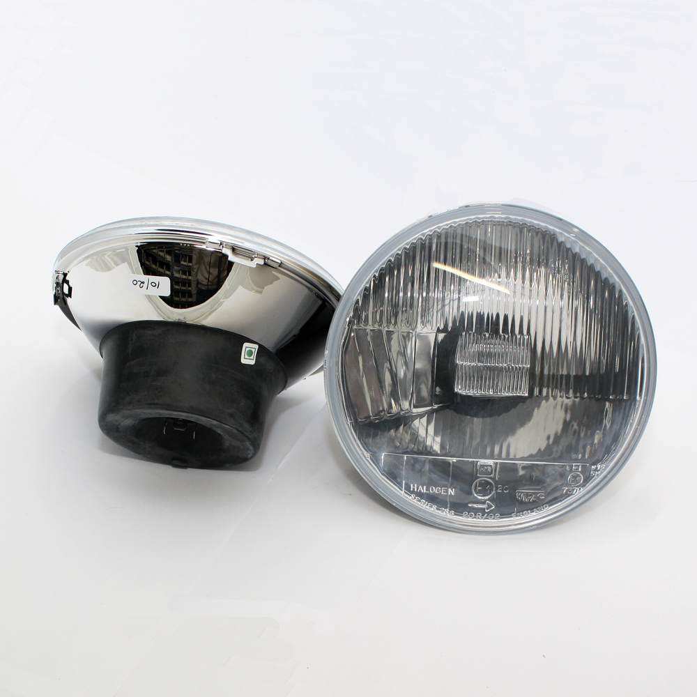 7″ Right Hand Drive Quadoptic Headlamps Without Pilot