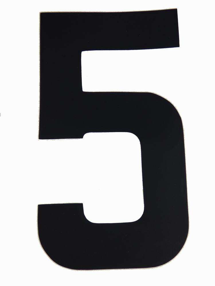 Race number s/a black five