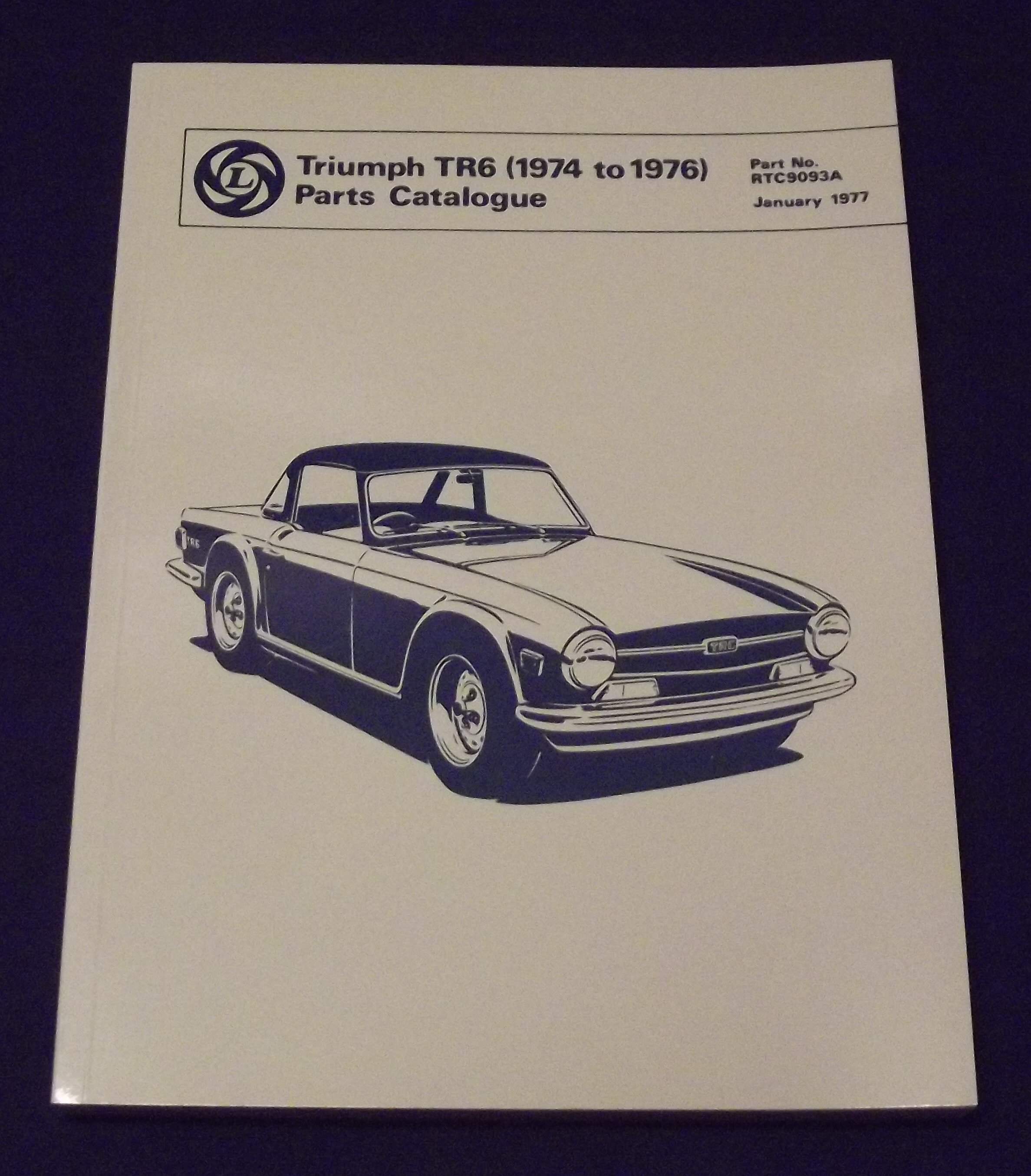 Manual parts TR6 CR/CF