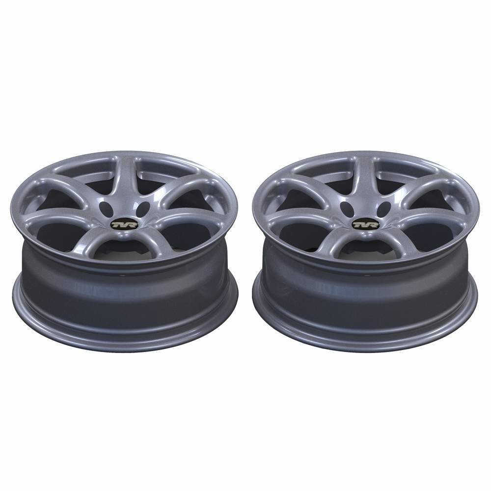 18" Silver Spider alloy wheel Set, British made and exclusive to Motaclan. 5 Stud, Forged with Correct offset