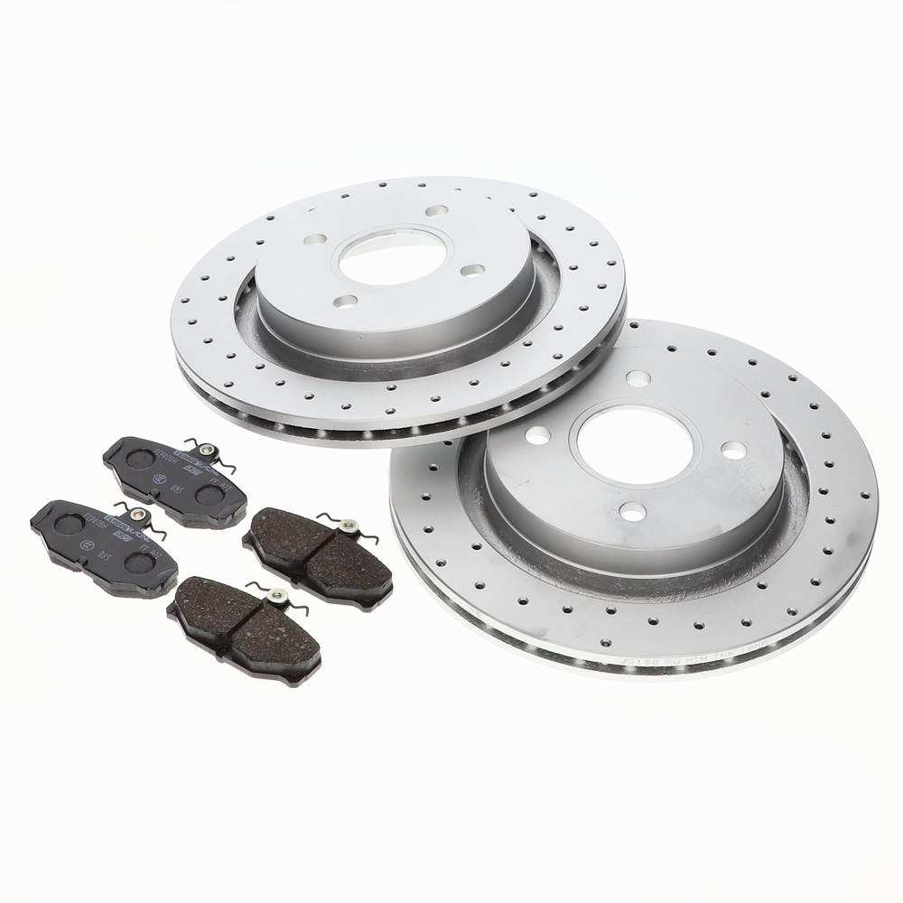 Brake Discs & Pad Kit Rear Performance Griffith 500/Chimaera 500 - TVR J0136 PERFRR KIT