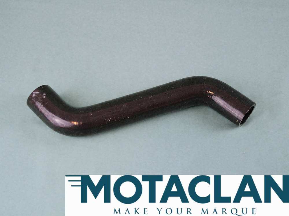 HOSE SILICONE BLACK CH SERP SWIRL TO RAD - TVR K0126 SBK