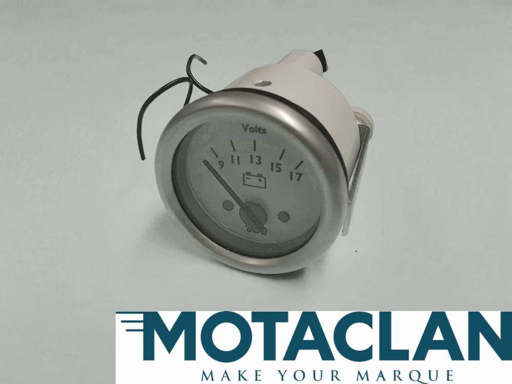 Voltmeter white