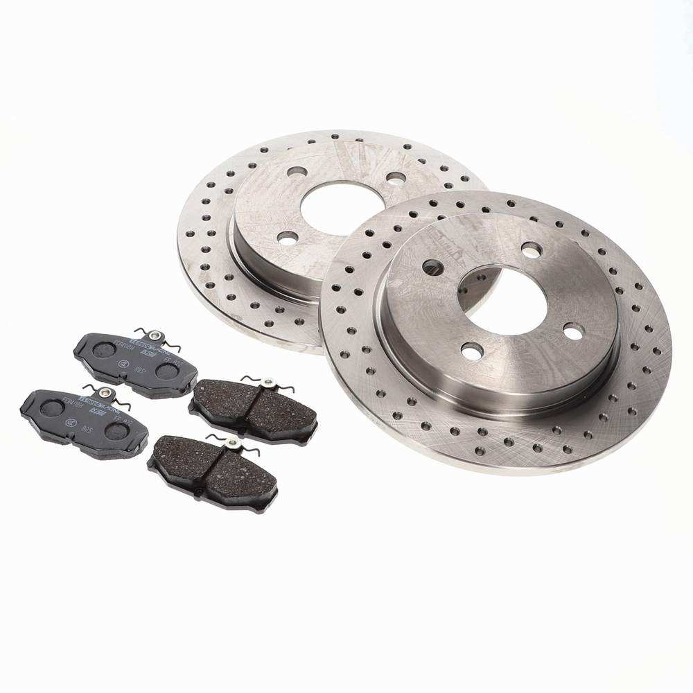 Brake Disc & Pad Kit Rear Perfomance Griffith 400/Chimaera/V8S - TVR_J0106_PERFRR_KIT