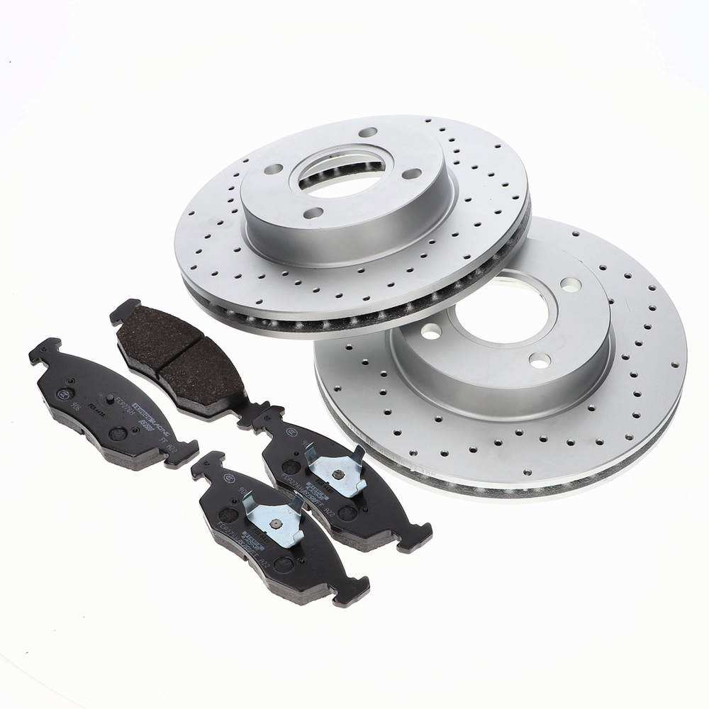 Brake Disc & Pad Kit Front Performance Griffith 500/Chimaera 500 - TVR_J0146_PERFFR_KIT