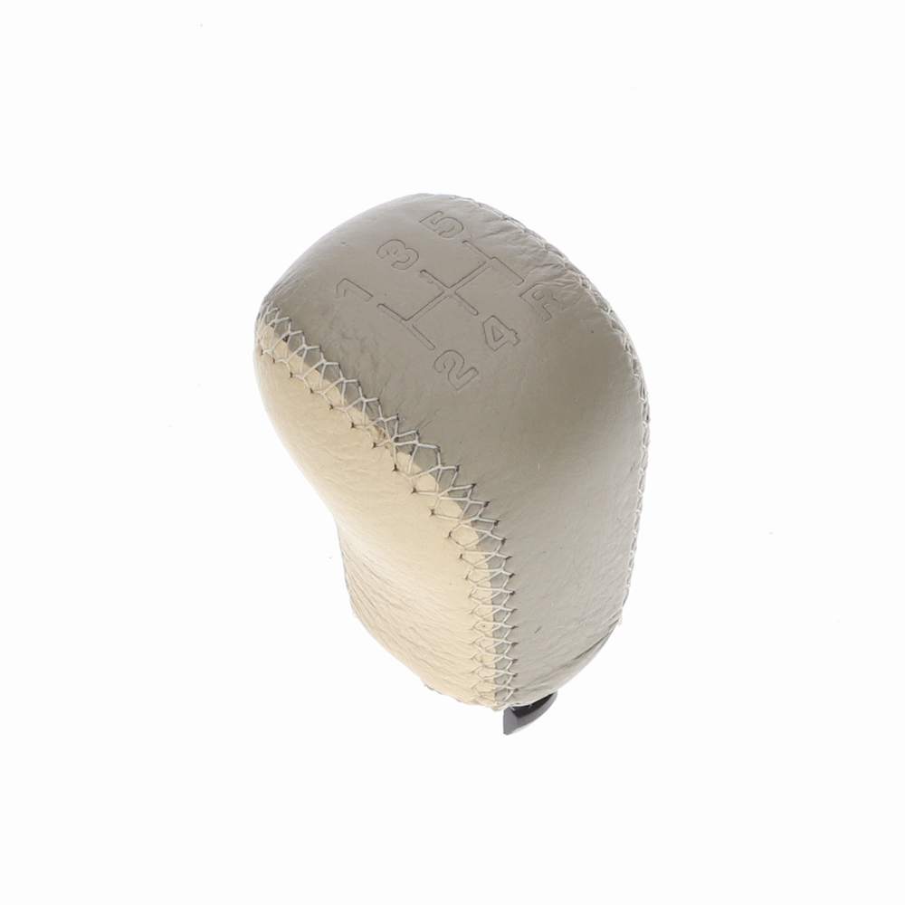 GEAR LEVER KNOB - LEATHER - CREAM/PARCHMENT - UKJ100350RQL