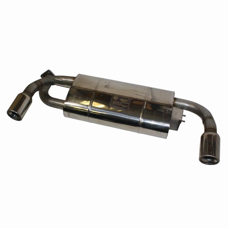 Rear assembly exhaust system – Round Tailpipe MG – TF