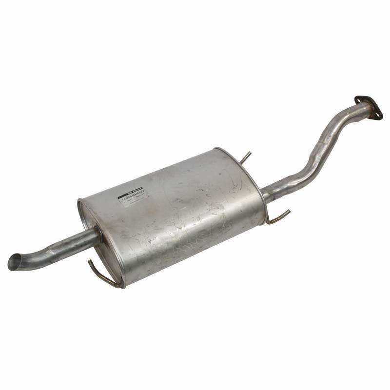 Rear assembly exhaust system