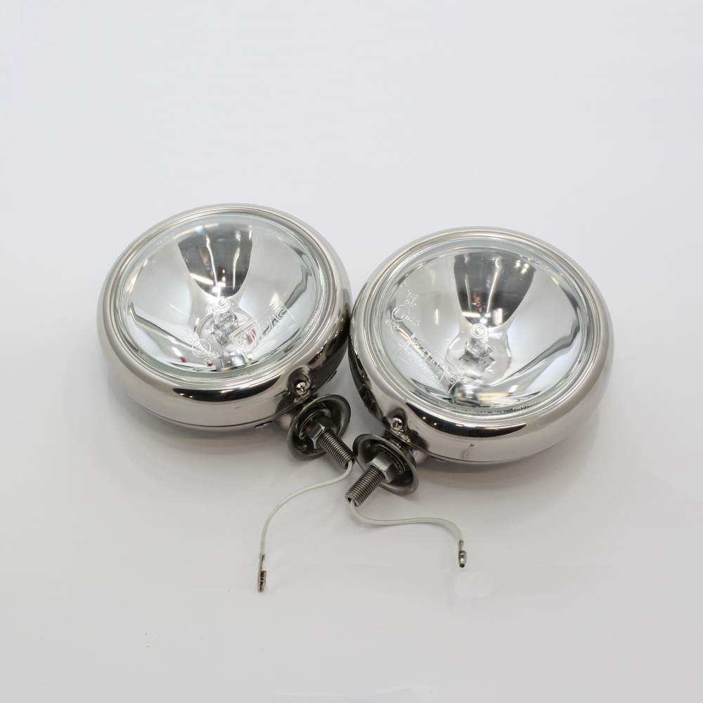 Lamp spot pair BMW Mini style Stainless Steel