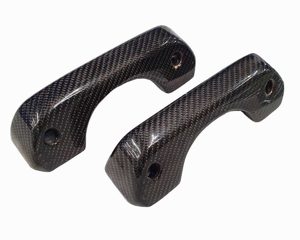 Carbon fibre door pull set (pair)