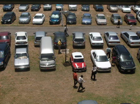 Michael Williams Mini on car park Jamaica