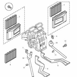 Rover 75 / MG ZT & ZT-T Heater & Controls Fresh Air Unit