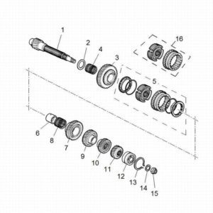 Countershaft (Mech Fuel Injection)