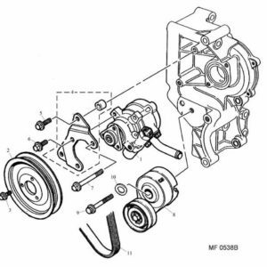 Power Steering Pump-Diesel-Air Conditioning