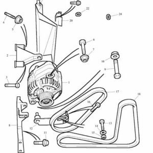 Rover 25 / MG ZR Electrical Alternator - Petrol